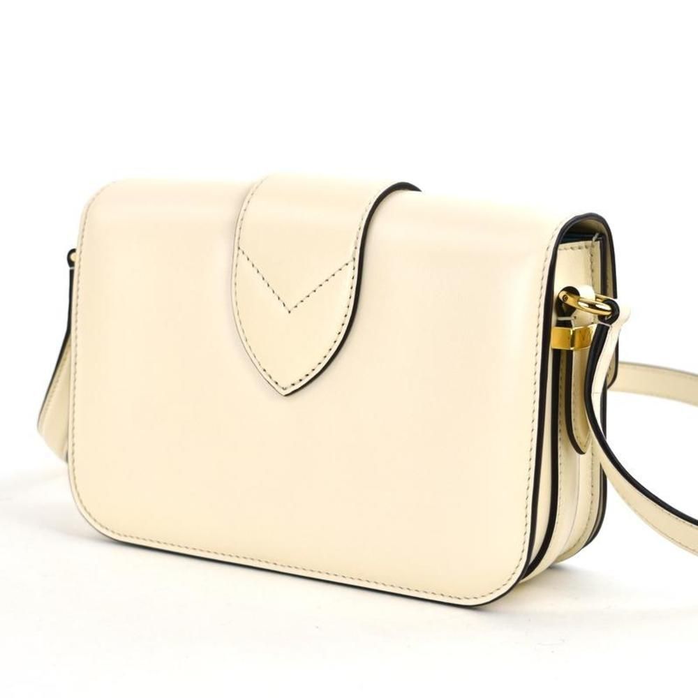 Louis Vuitton Point Neuf Shoulder Bag Smooth Leather Claim White Beige - Picture 3 of 16
